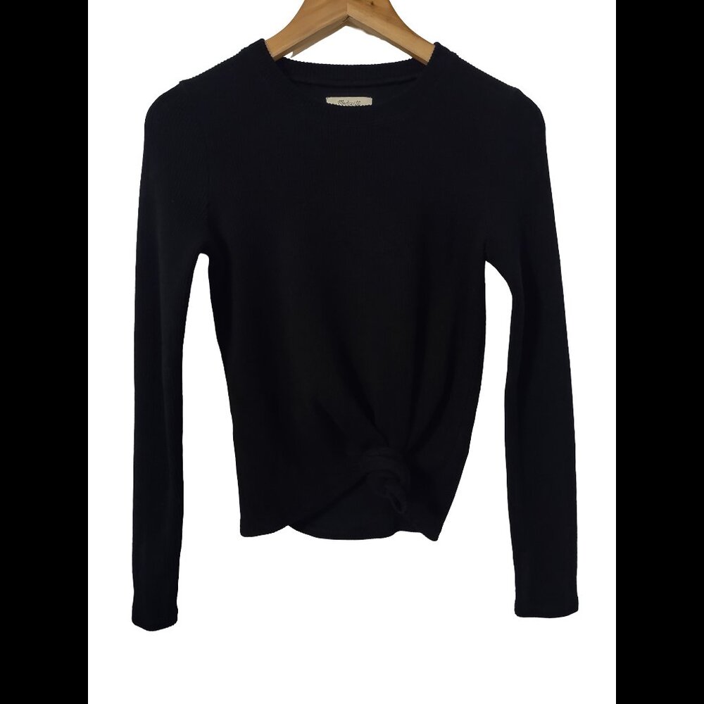 Madewell Elwood Knot Waist Top XS